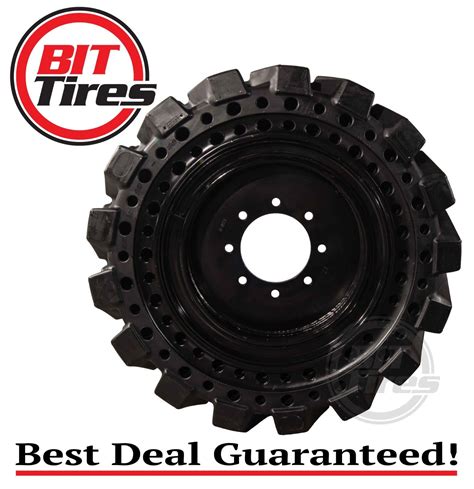 flat proof tires for skid steer|10x16.5 solid skid steer tires.